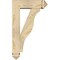Ekena Millwork Funston Arts and Crafts Rough Sawn Bracket w/ Offset Brace, Douglas Fir, 6"W x 18"D x 30"H BKT0604X18X30FST03RDF - alternate 4